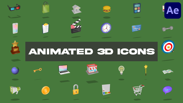 animated icons 283 after effects project videohive download